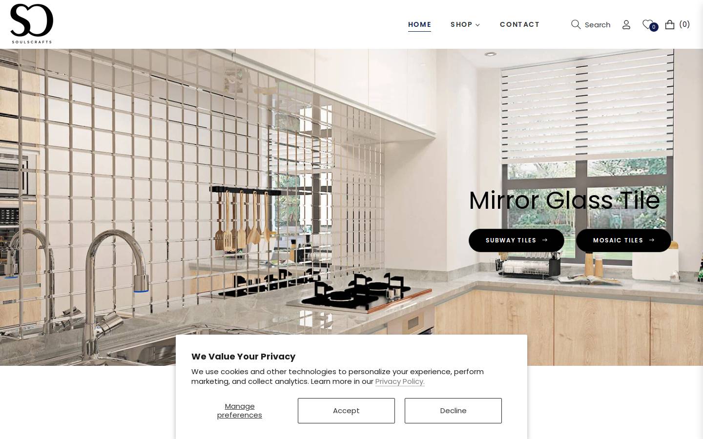 soulscrafts.com homepage screenshot