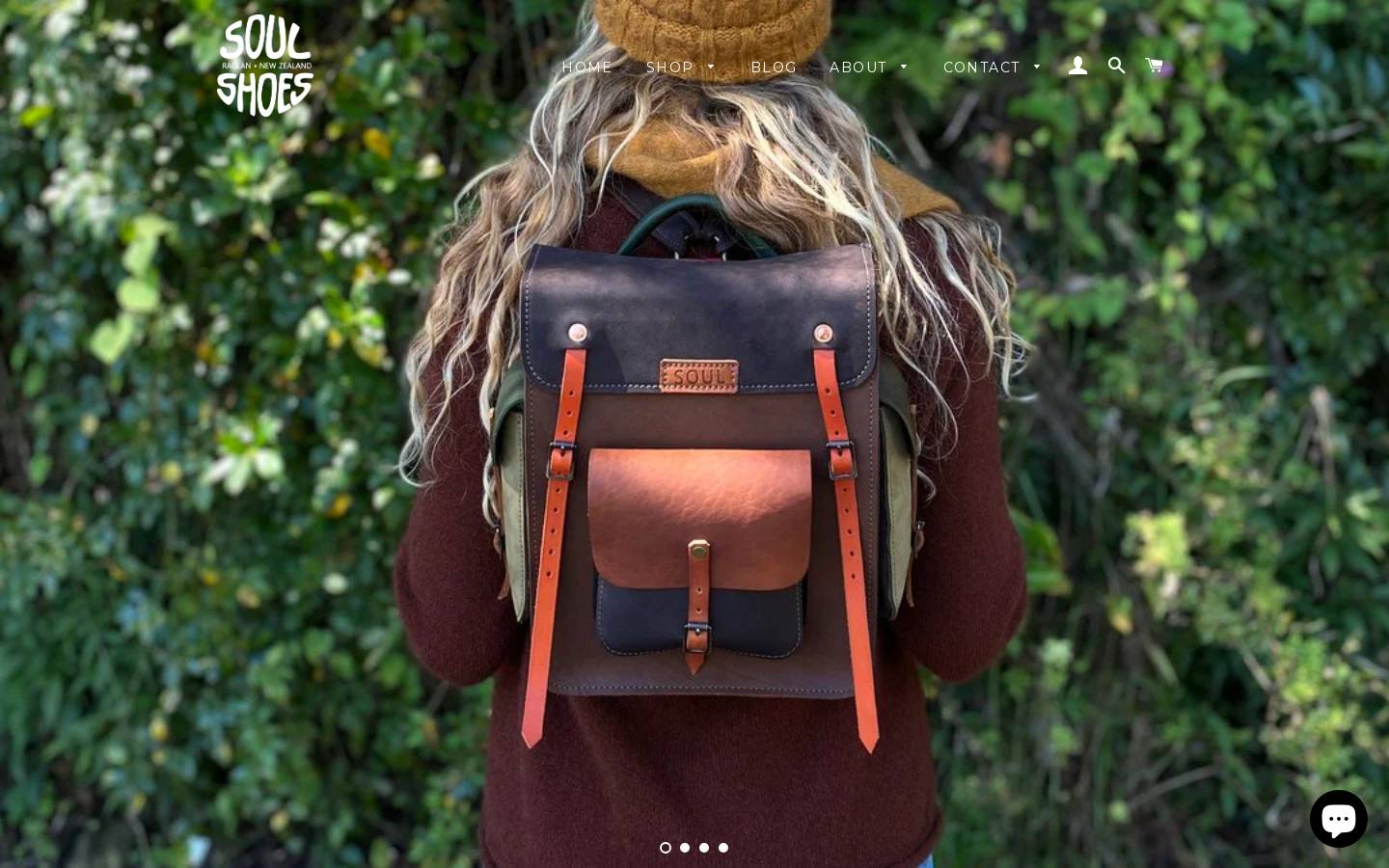 soulshoes.co.nz homepage screenshot