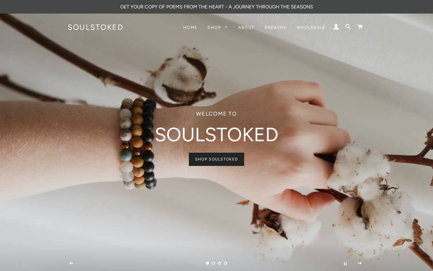 soulstoked.ca homepage screenshot