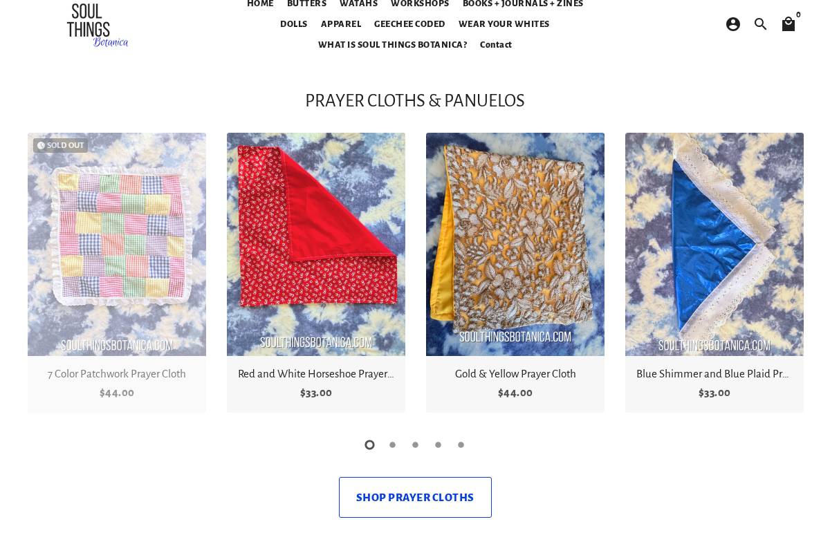 soulthingsbotanica.com homepage screenshot