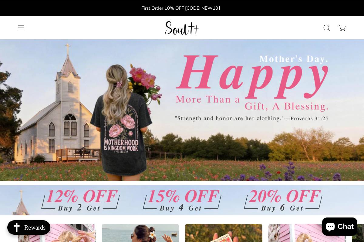 soultt.com homepage screenshot