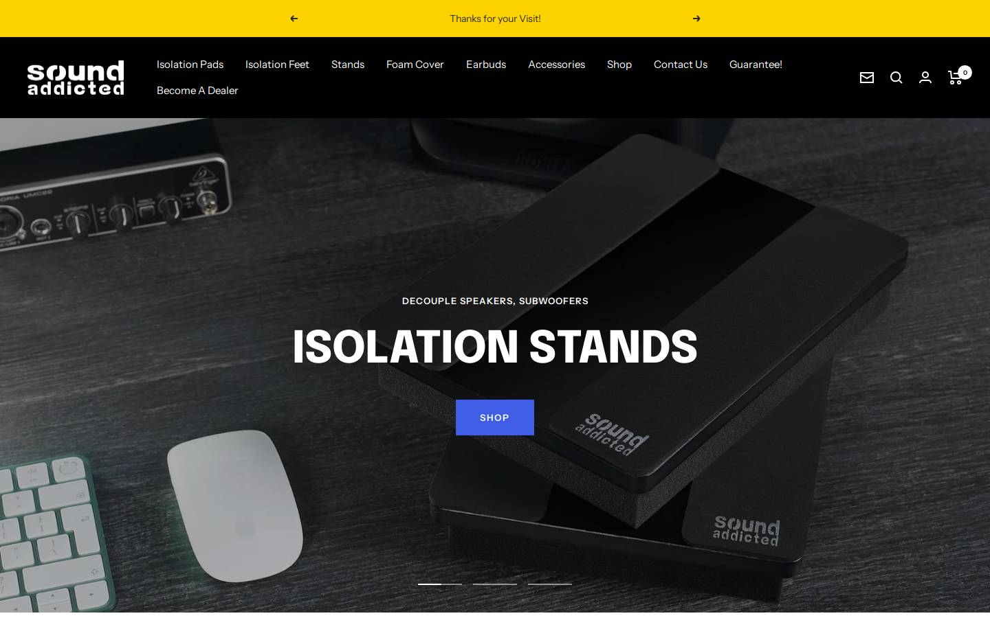 soundaddicted.net homepage screenshot