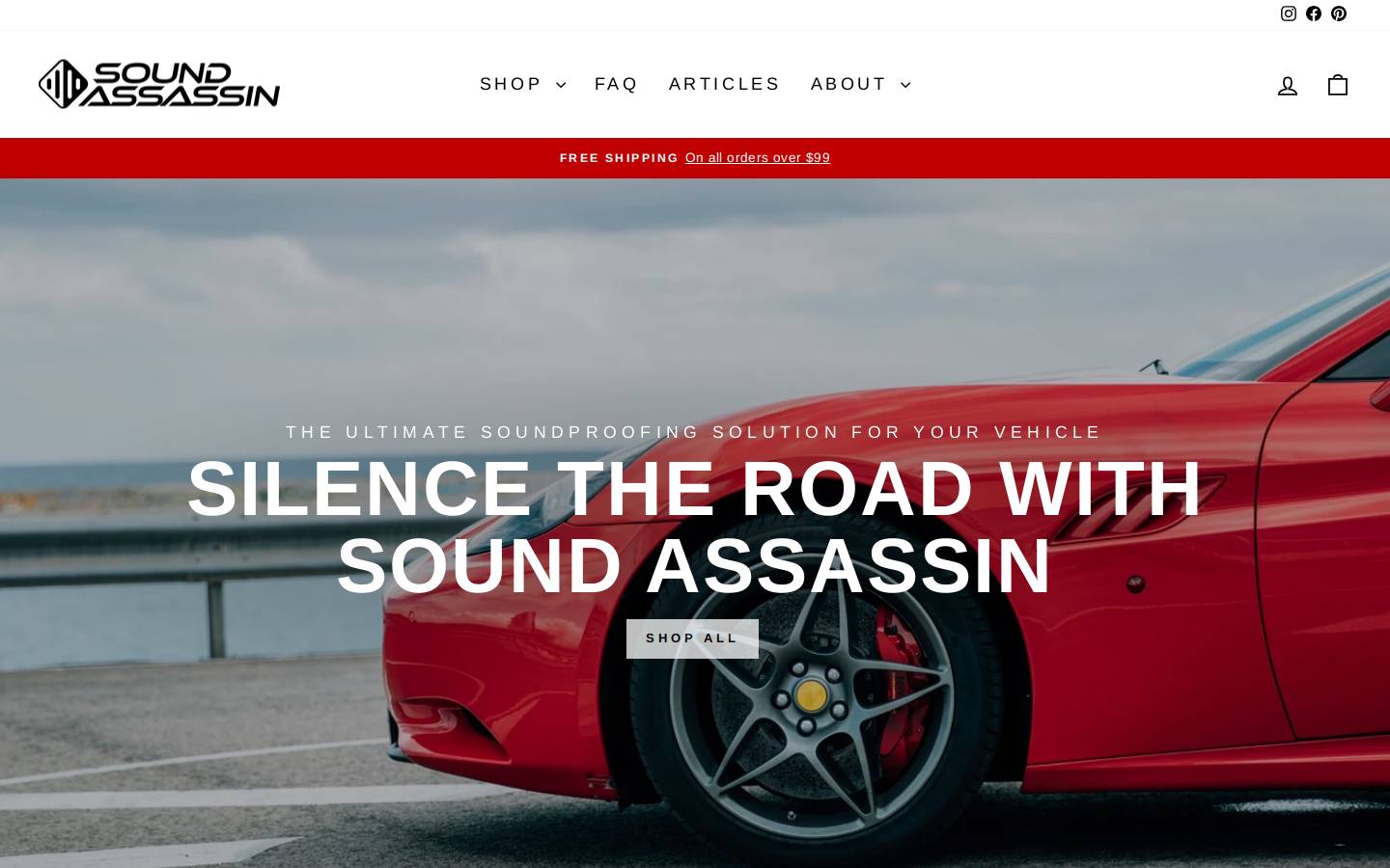 soundassassin.com homepage screenshot