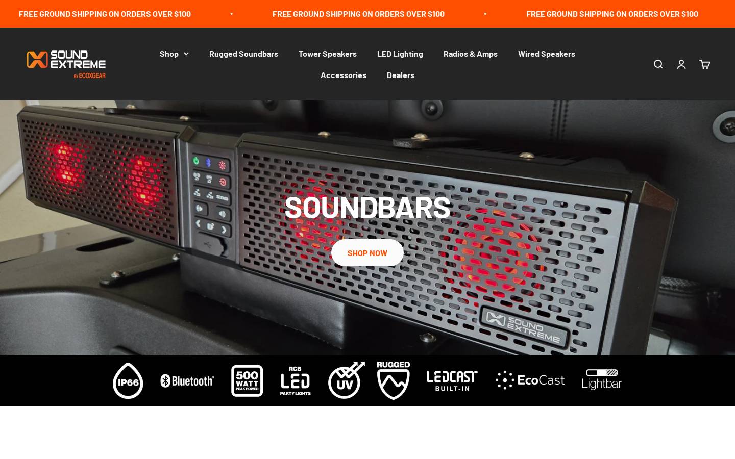 soundextreme.com homepage screenshot