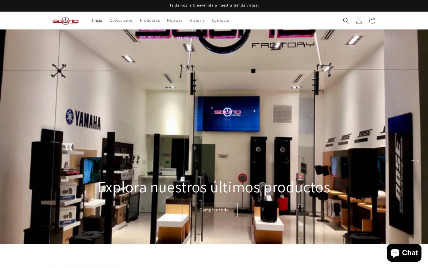 soundfactory.com.co homepage screenshot