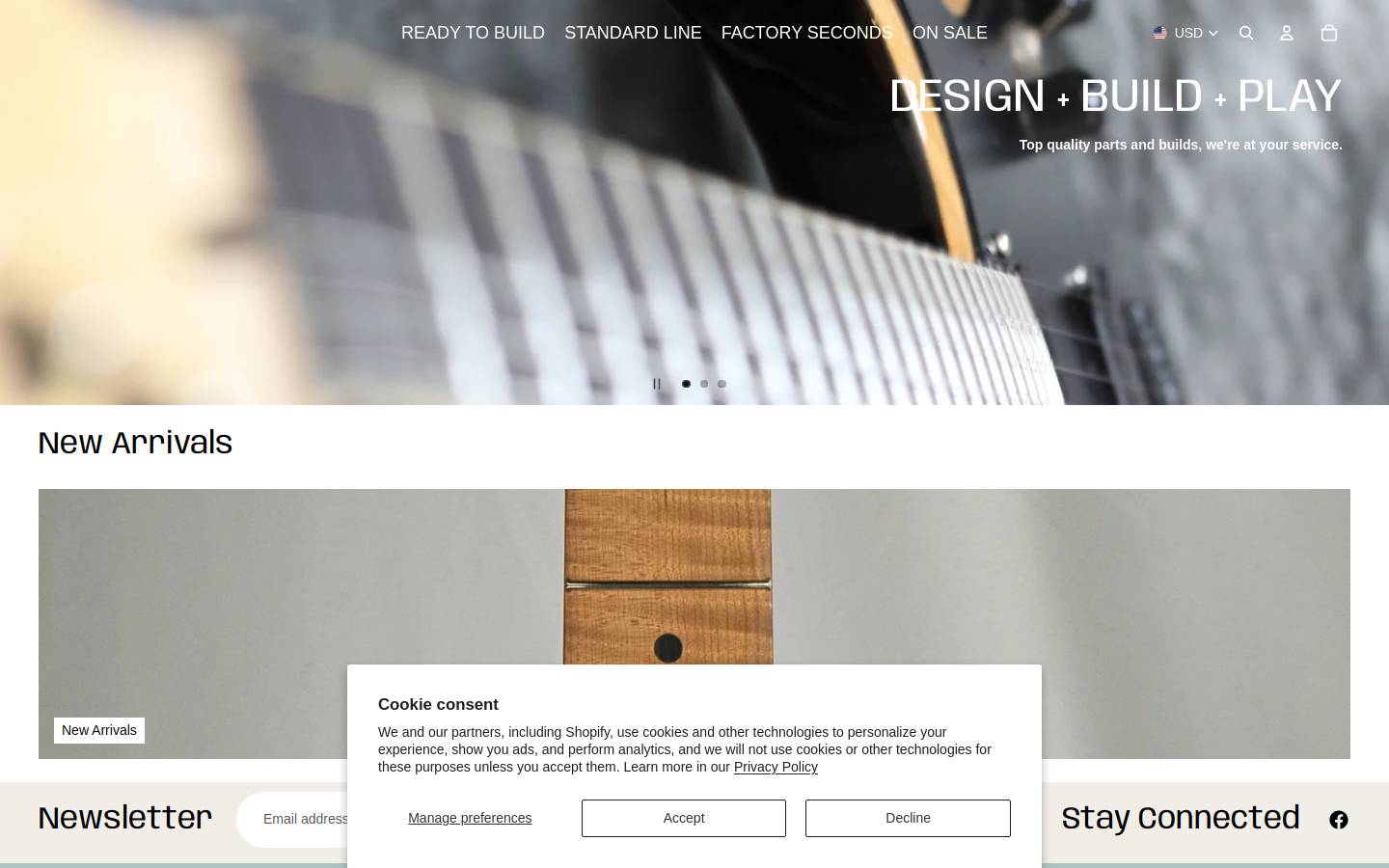 soundguitarworks.com homepage screenshot