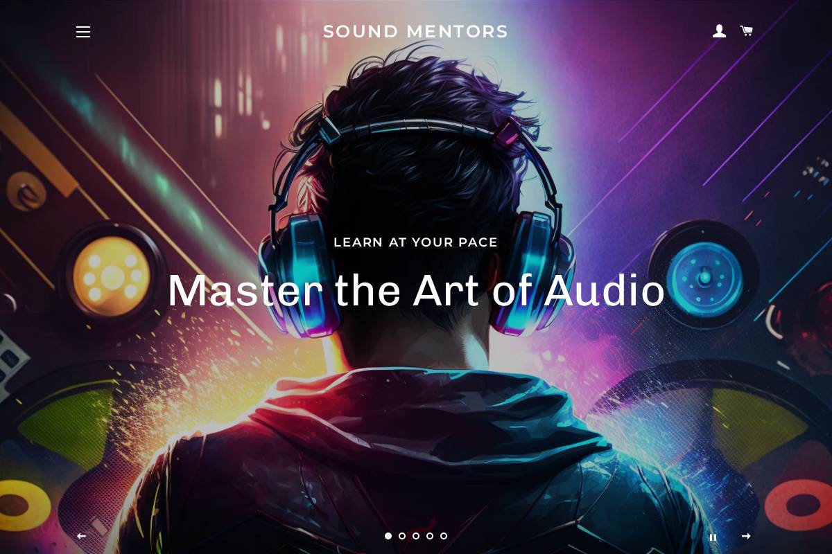 soundmentors.org homepage screenshot