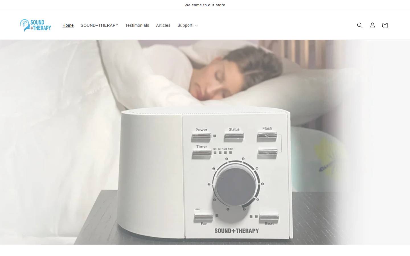 soundoftherapy.com homepage screenshot