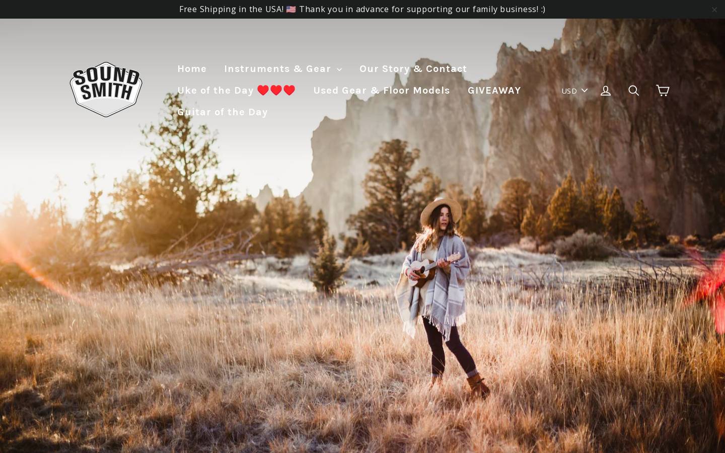 Soundsmith homepage screenshot