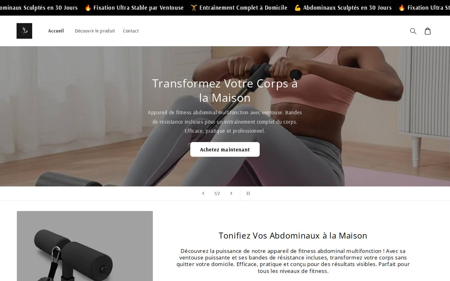 sountou.com homepage screenshot