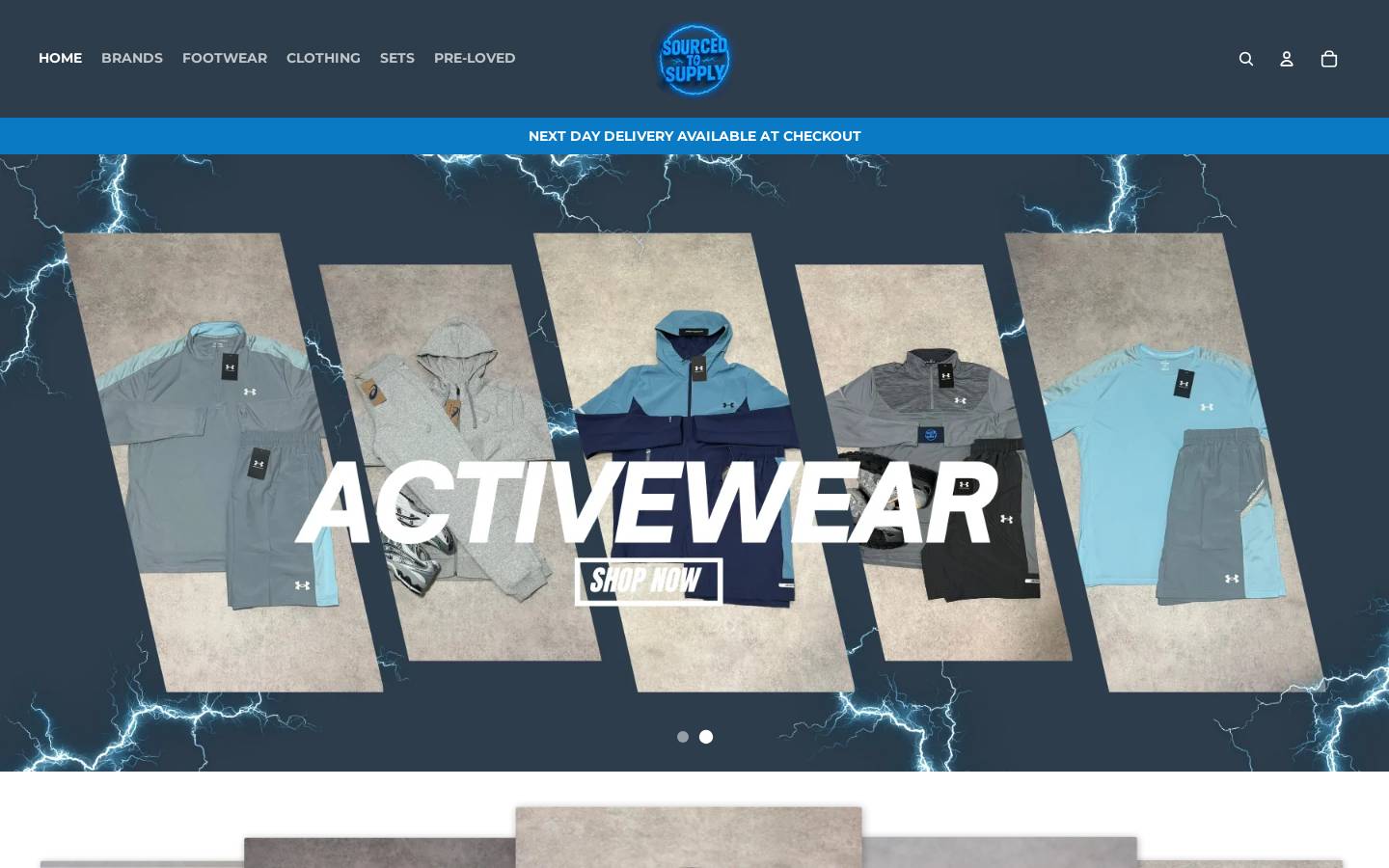 Sourced To Supply LTD homepage screenshot