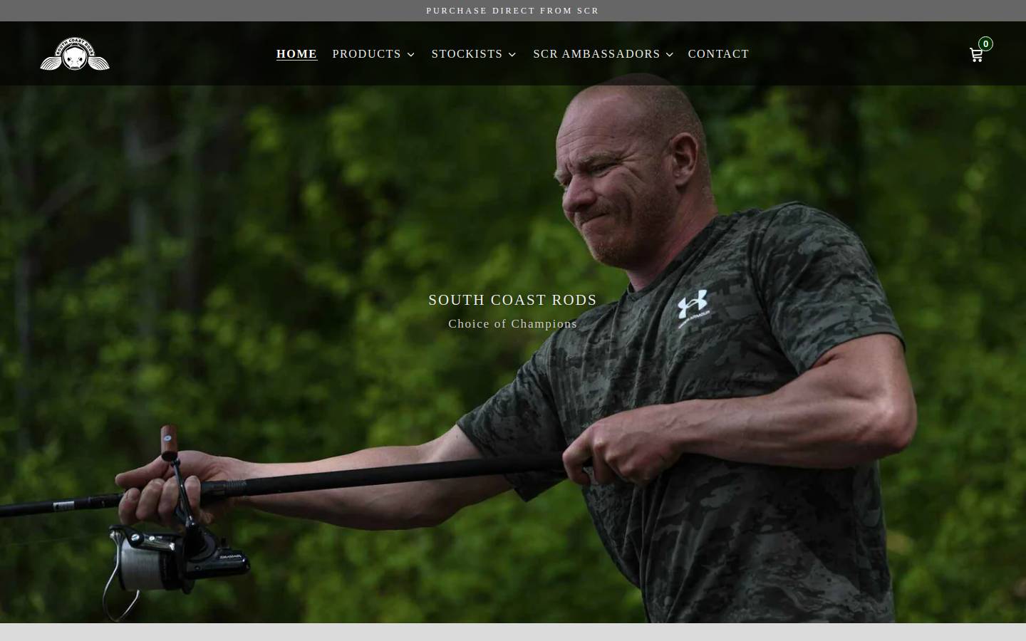 Southcoastrods homepage screenshot