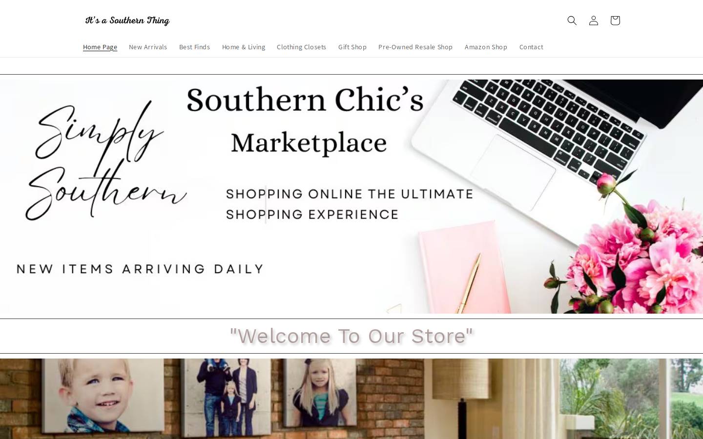 southernchicsmarketplace.com homepage screenshot