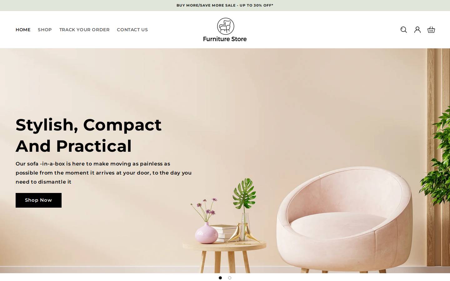 southerncomforthomegoods.com homepage screenshot