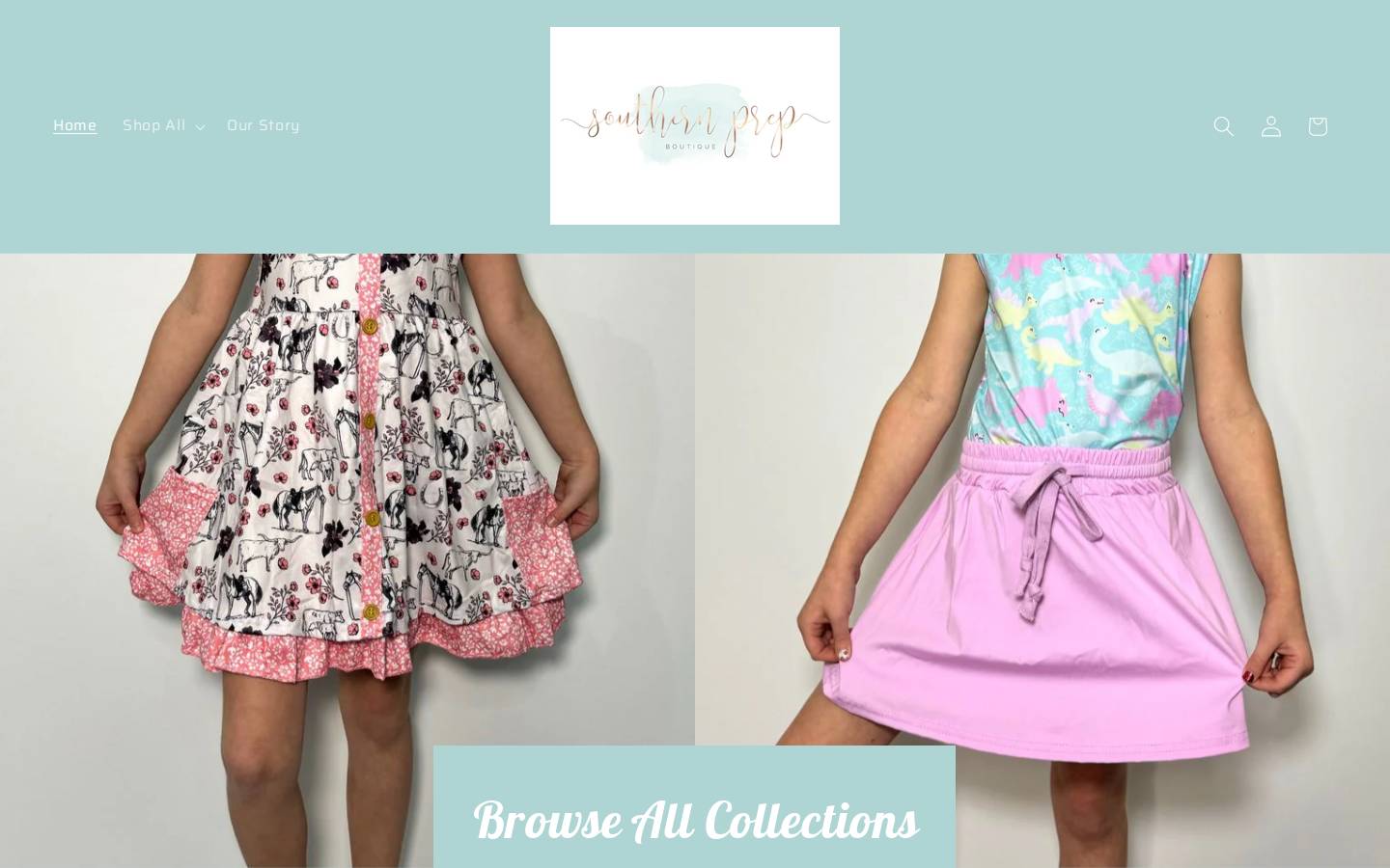 southernprepboutique.com homepage screenshot