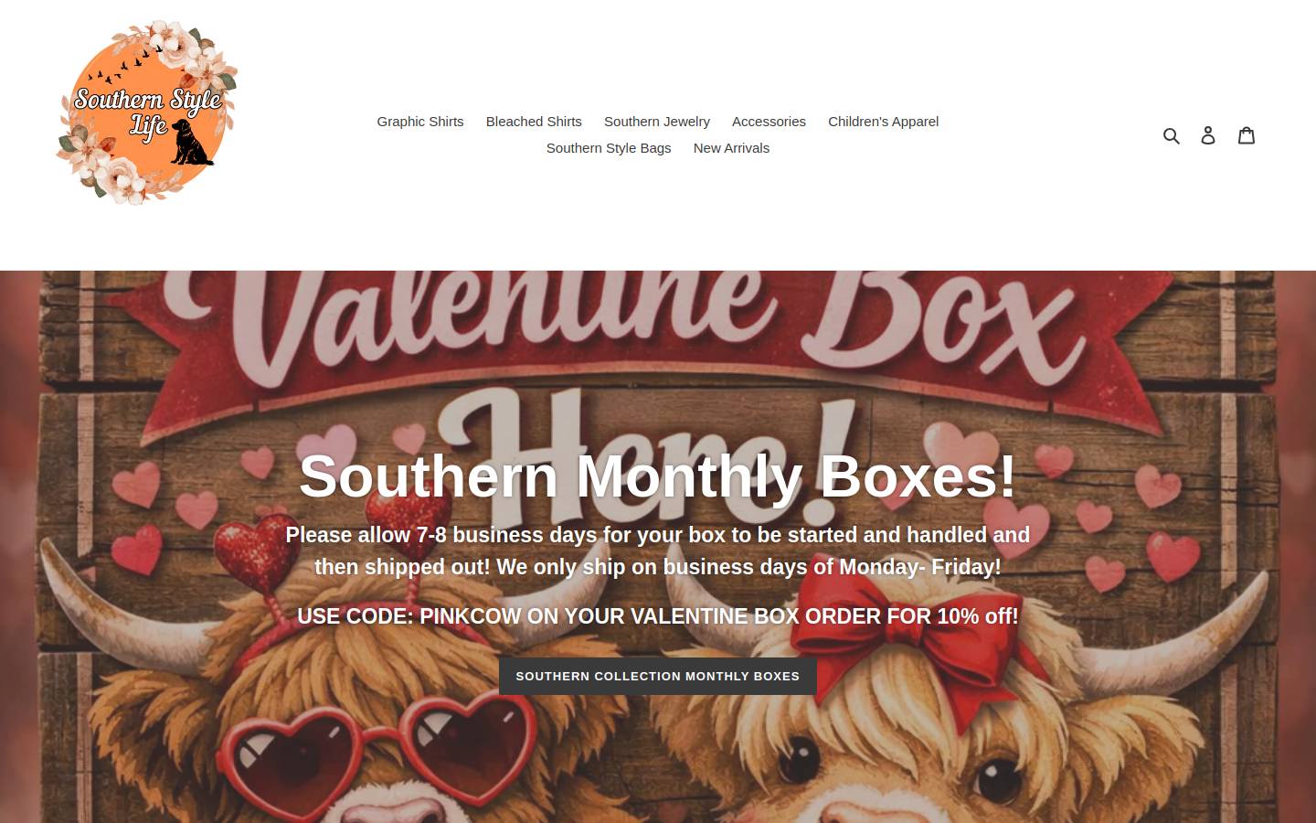 southernstyle-life.com homepage screenshot