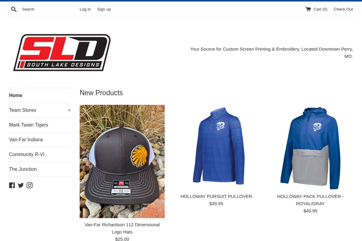 southlakedesigns.shop homepage screenshot