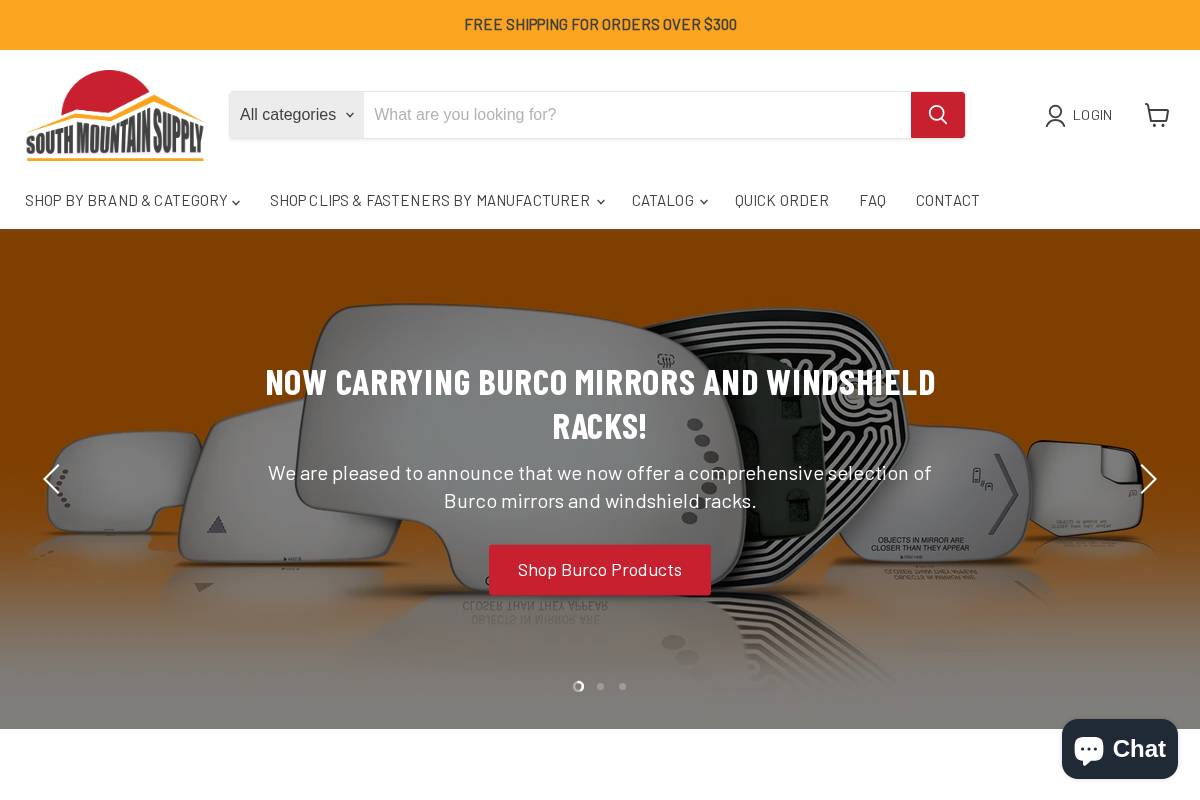 southmountainsupply.com homepage screenshot