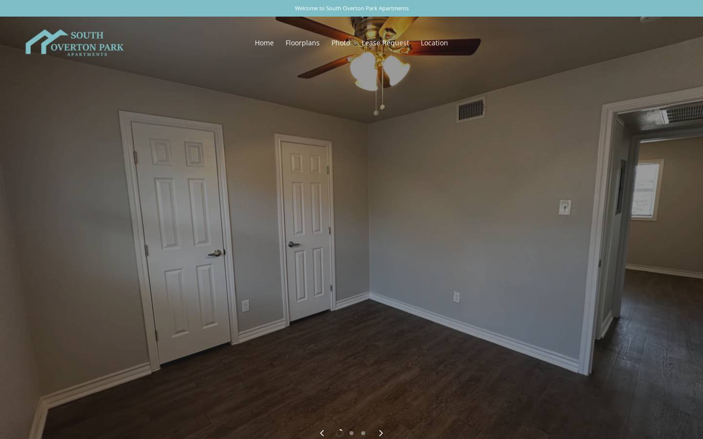 southovertonparkapartments.com homepage screenshot
