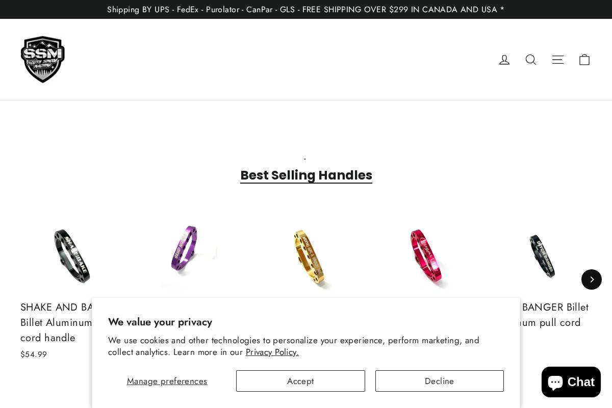 southsimcoemachine.com homepage screenshot
