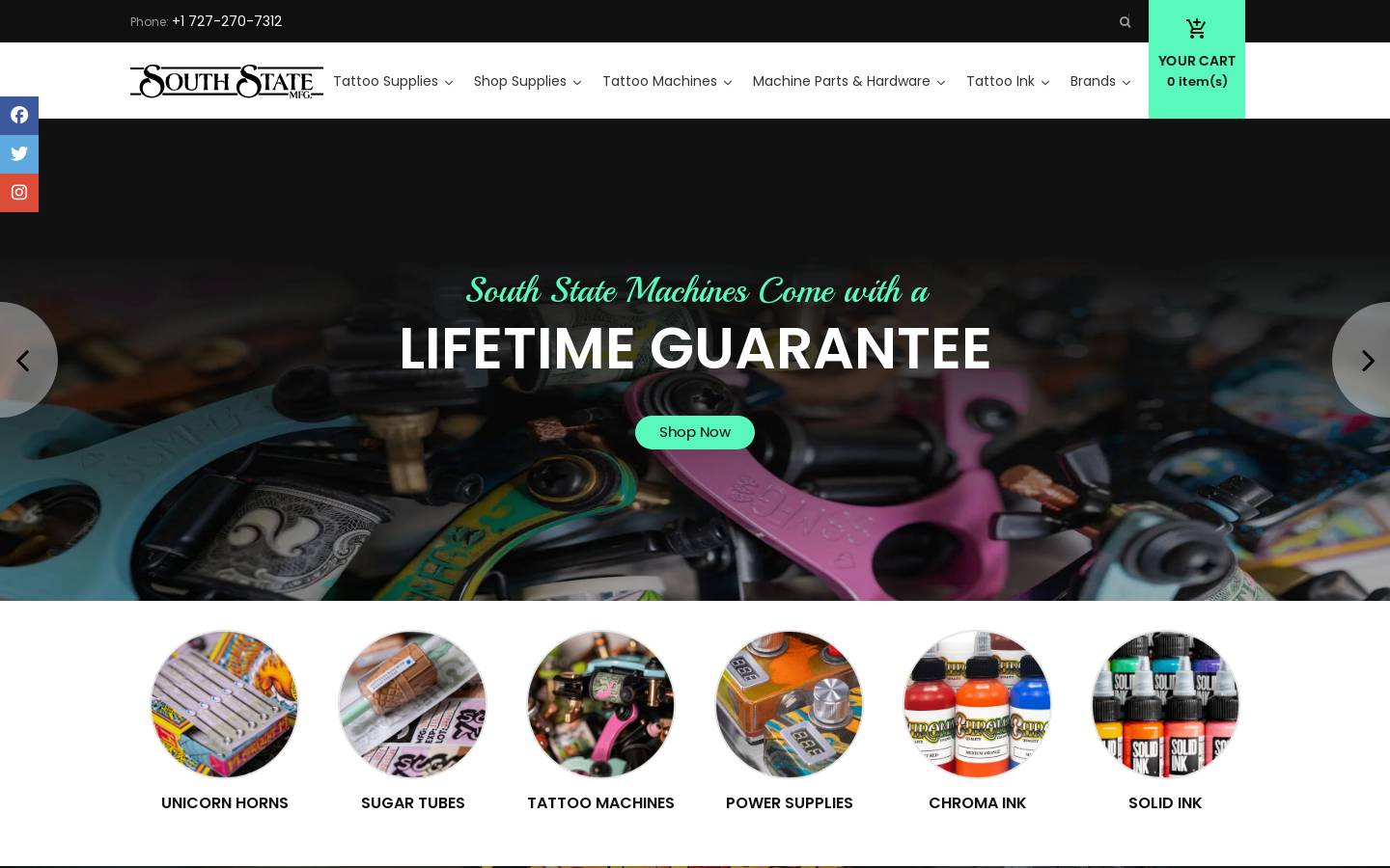 southstatemfg.com homepage screenshot