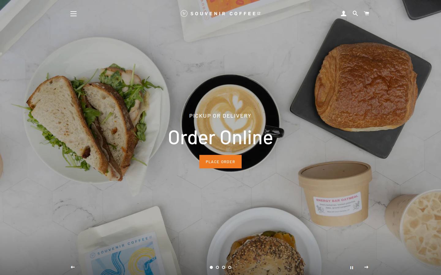 souvenir-coffee.com homepage screenshot