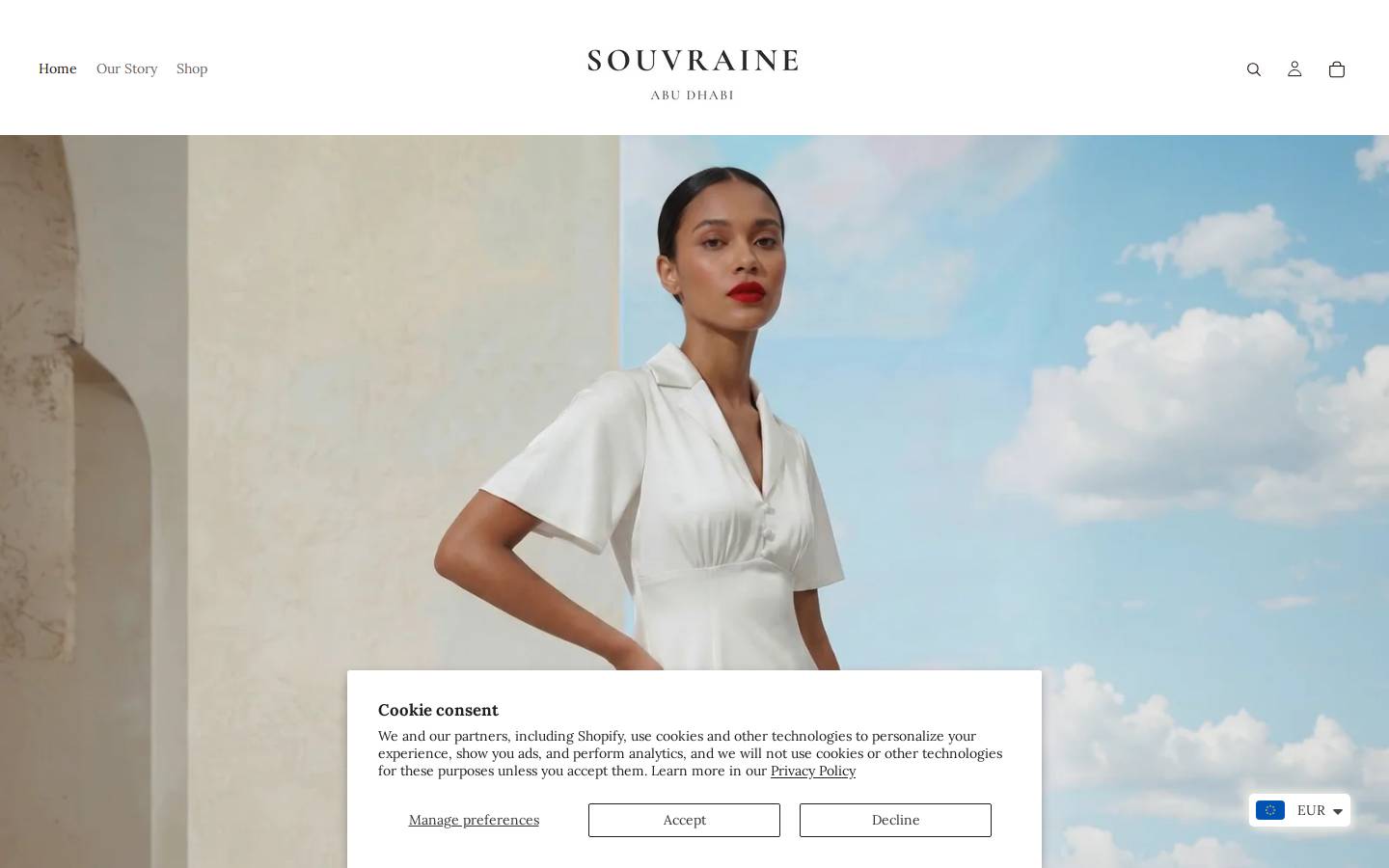 souvraine.com homepage screenshot