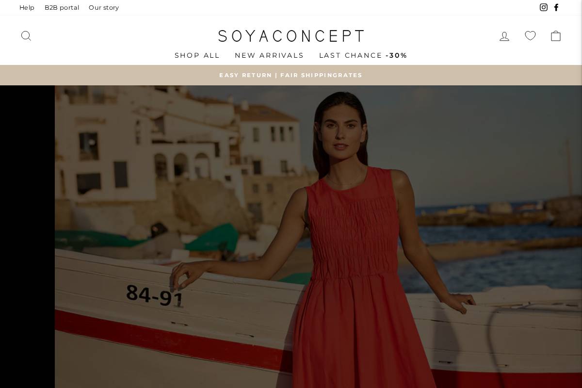 Soyaconcept homepage screenshot