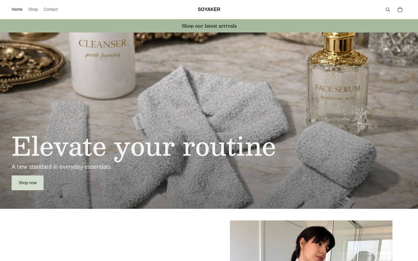 soyaker.com.au homepage screenshot