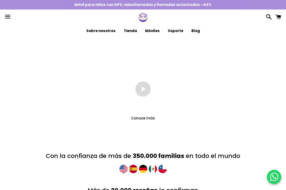 SoyMomo - Safe Technology for kids homepage screenshot