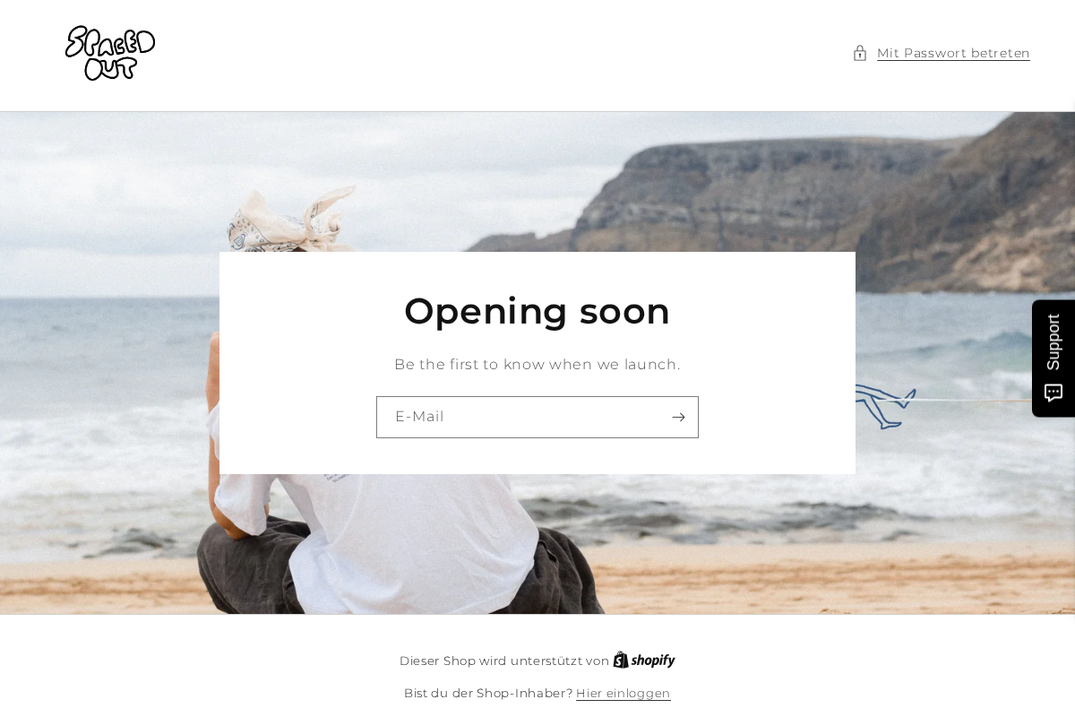 spacedoutclo.de homepage screenshot