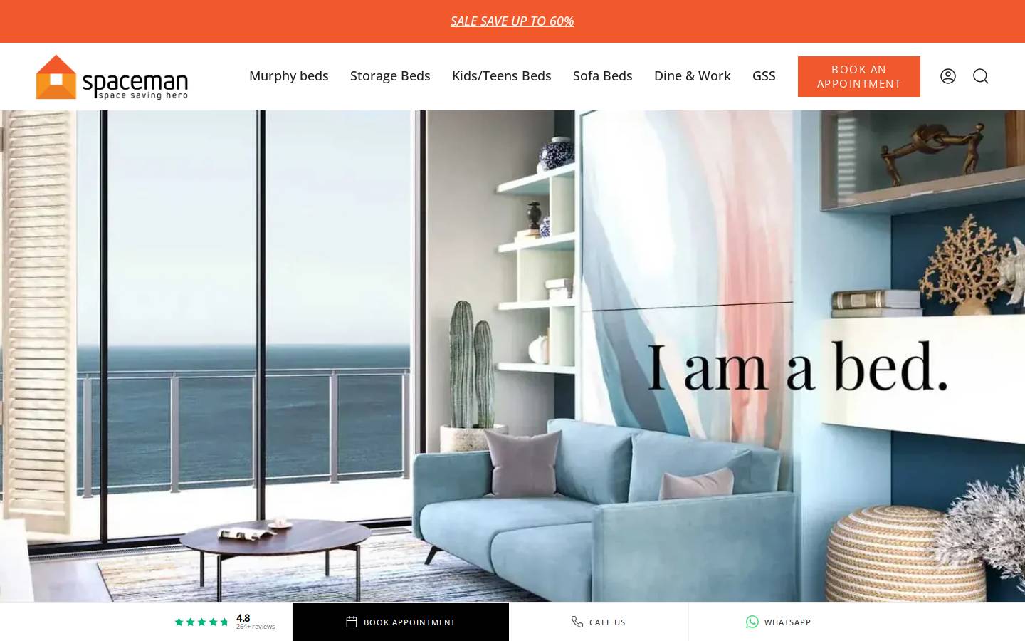 spaceman.com homepage screenshot