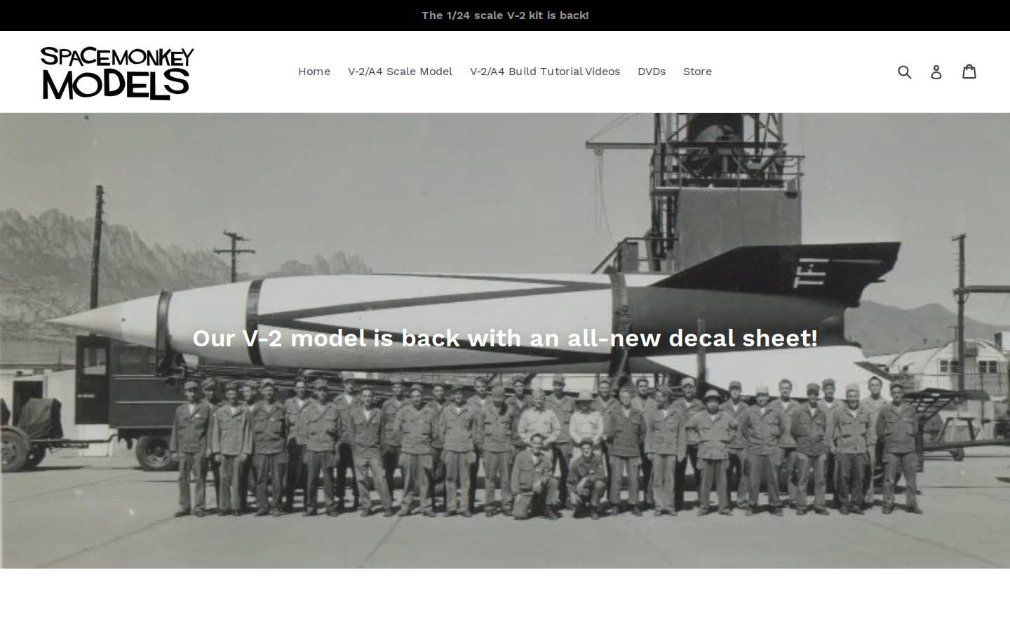 spacemonkeymodels.com homepage screenshot