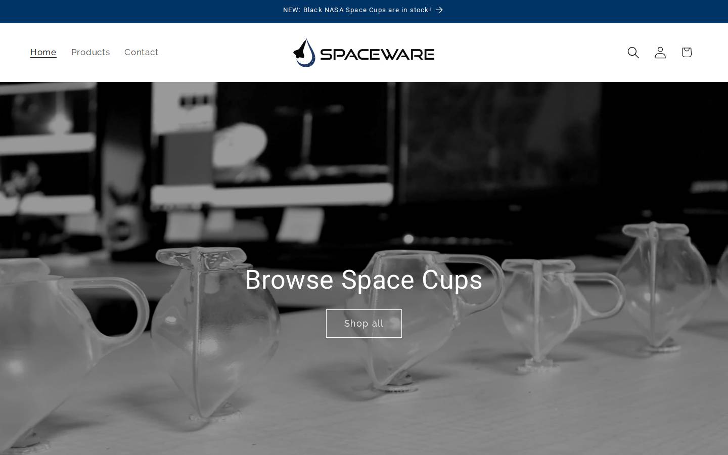 spaceware.co homepage screenshot