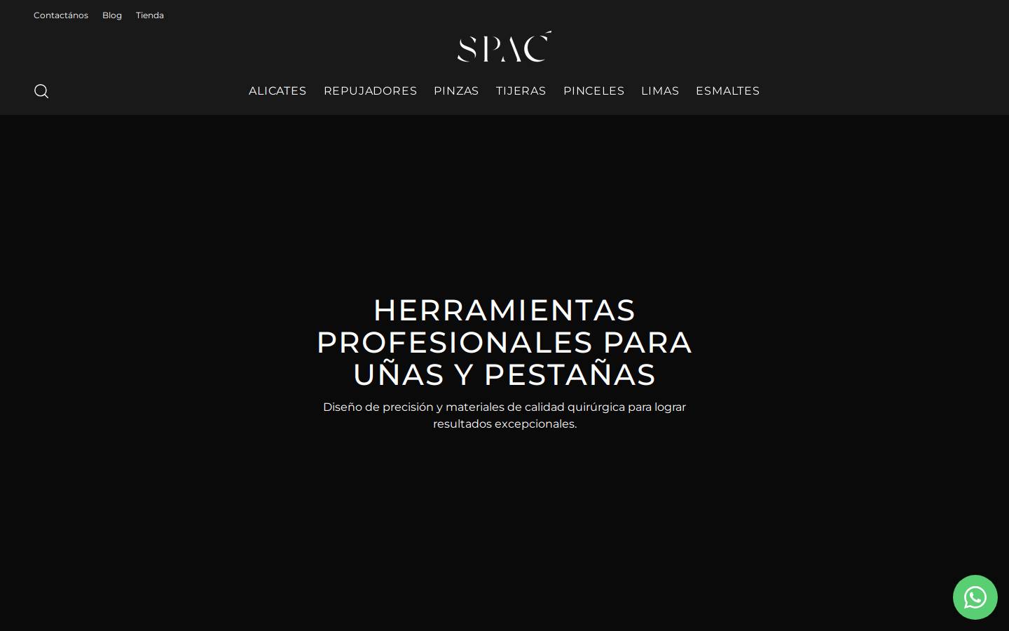 spacofficial.com homepage screenshot