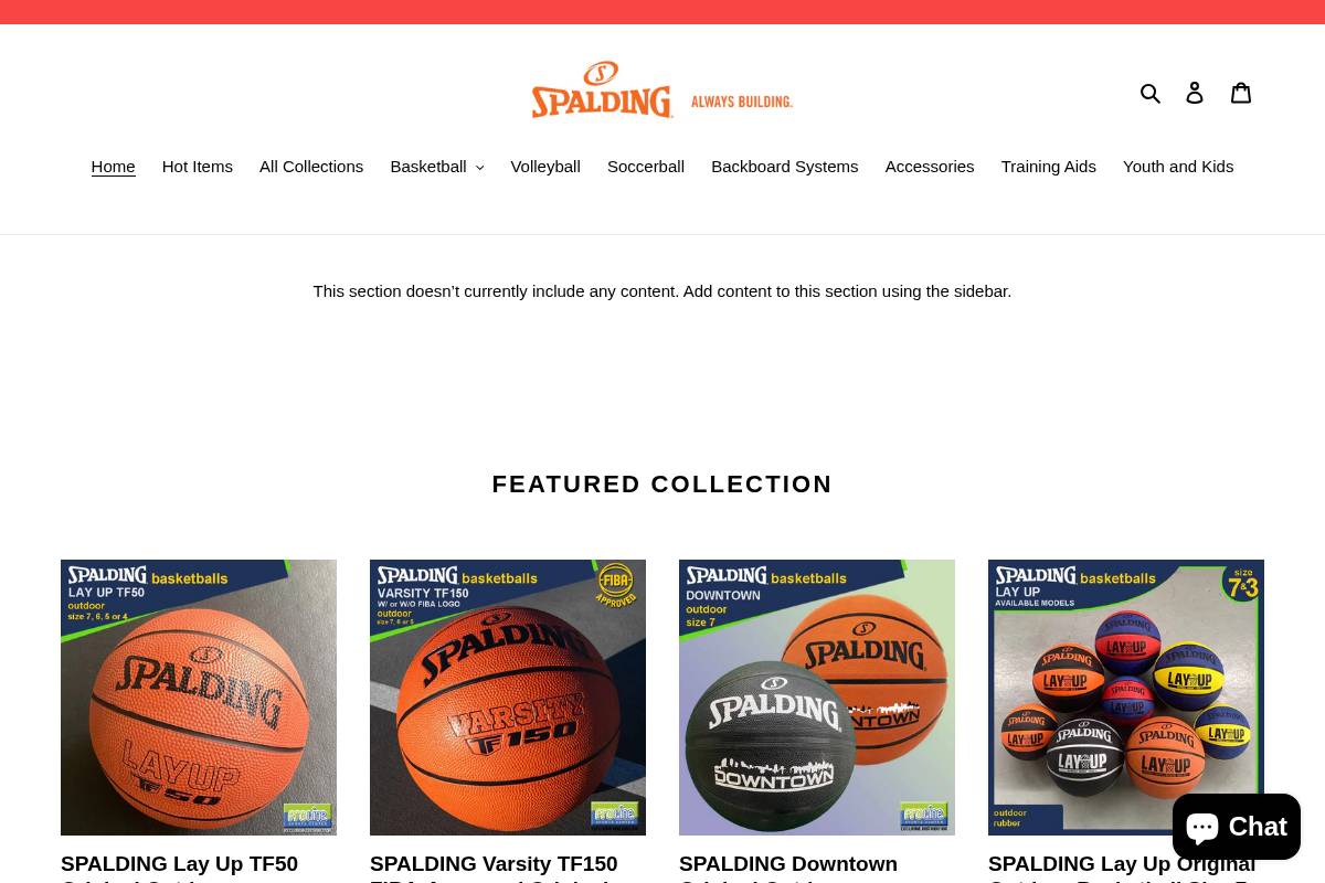 spaldingphilippines.com homepage screenshot