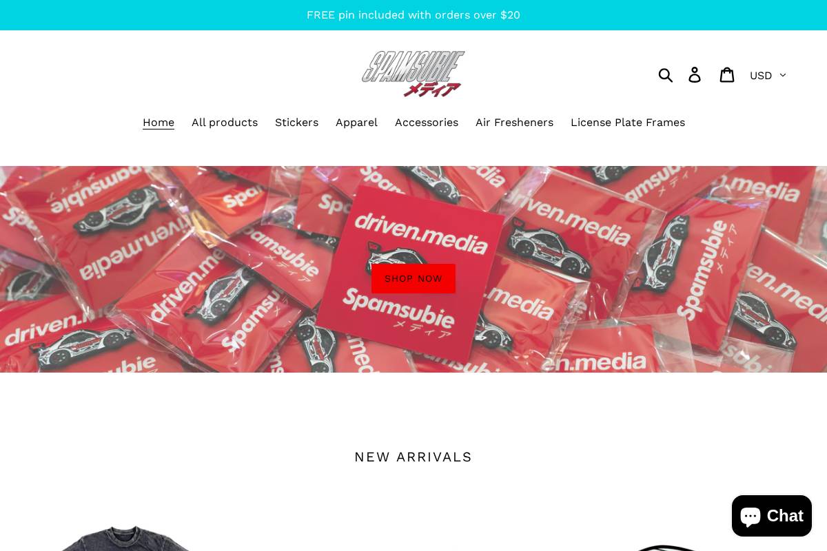 spamsubie.com homepage screenshot