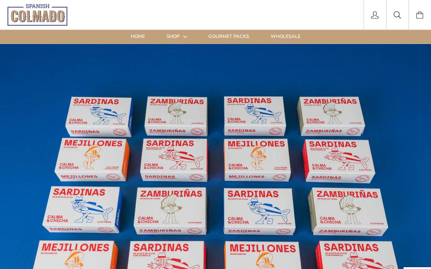 spanishcolmado.com homepage screenshot