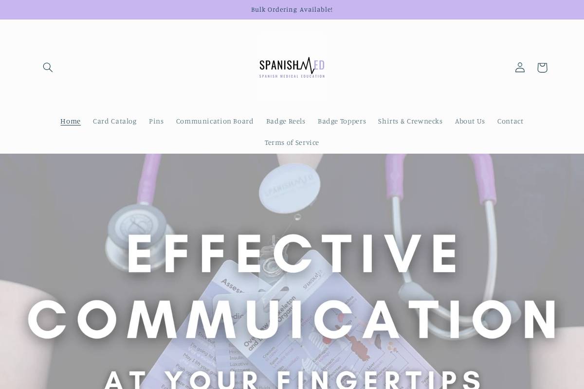 spanishmed.net homepage screenshot