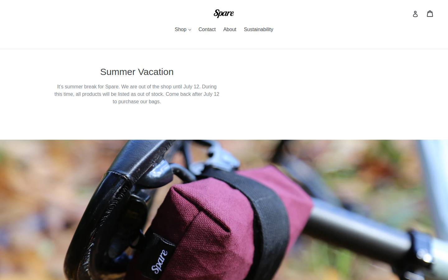 sparebrand.com homepage screenshot