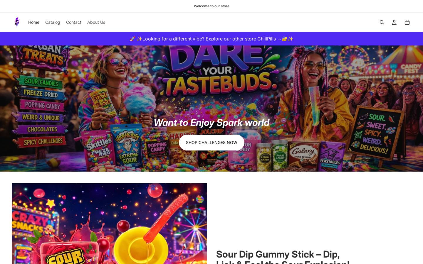 sparkkicks.com homepage screenshot