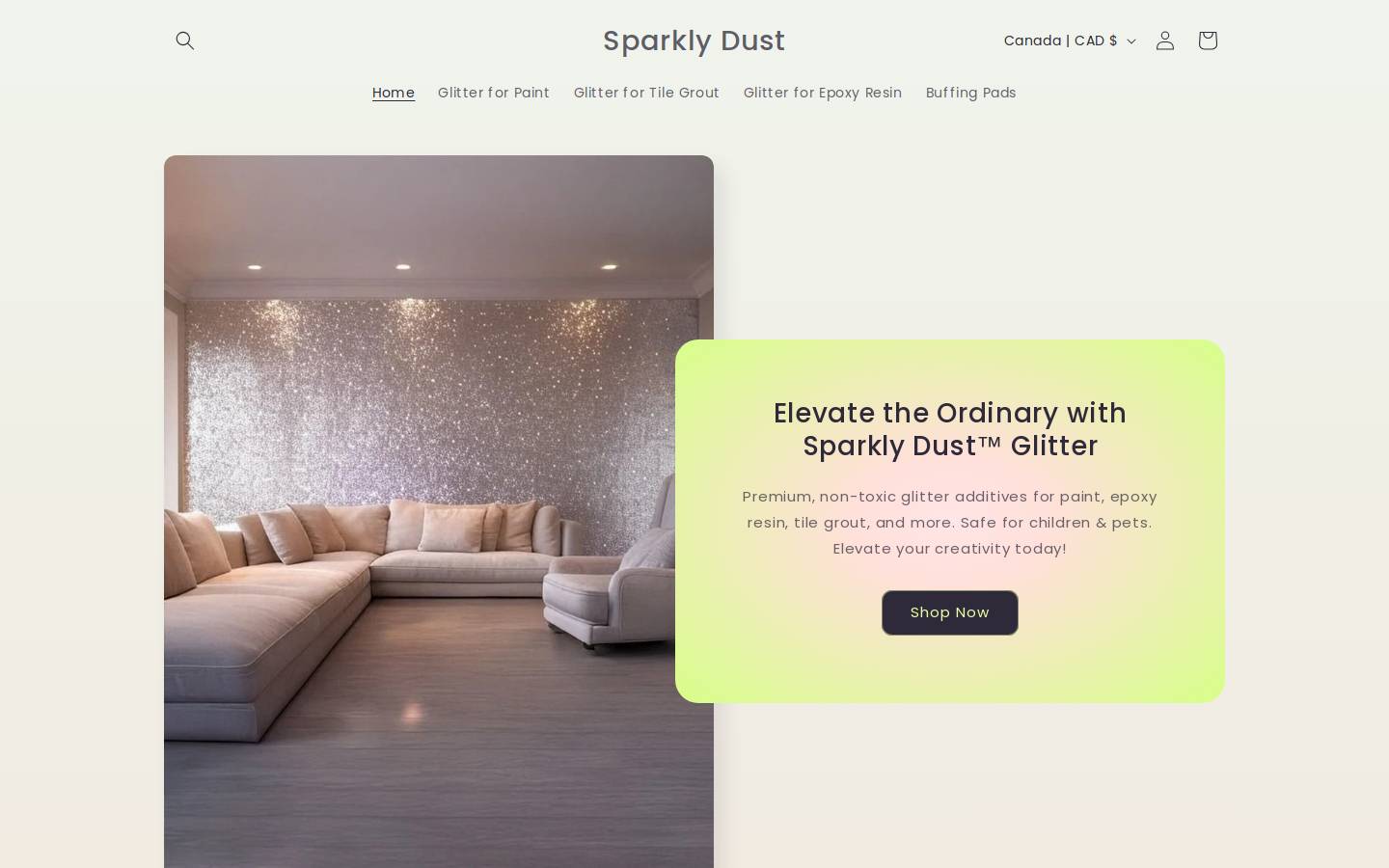 sparklepaint.com homepage screenshot