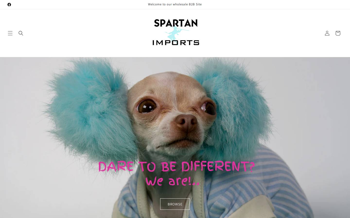 spartanimports.com.au homepage screenshot