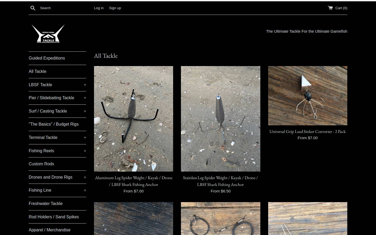 spartantackle.org homepage screenshot
