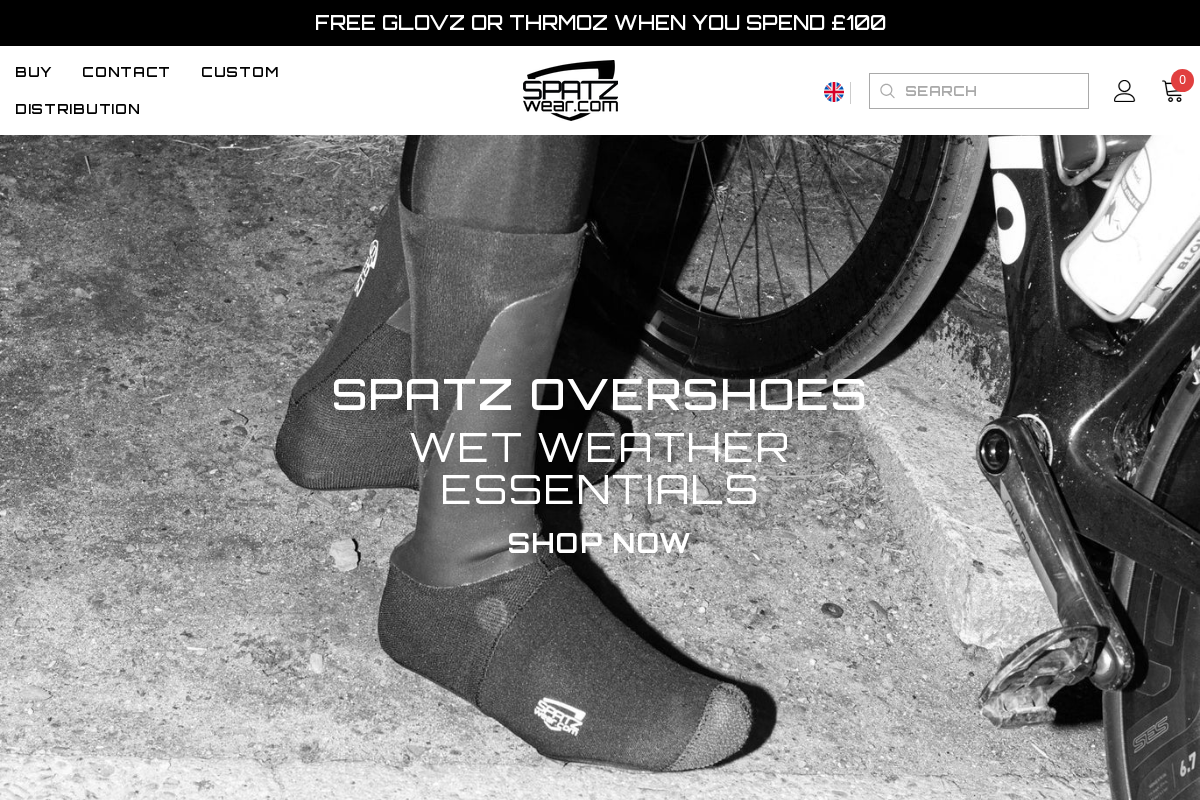 @SPATZWEAR homepage screenshot