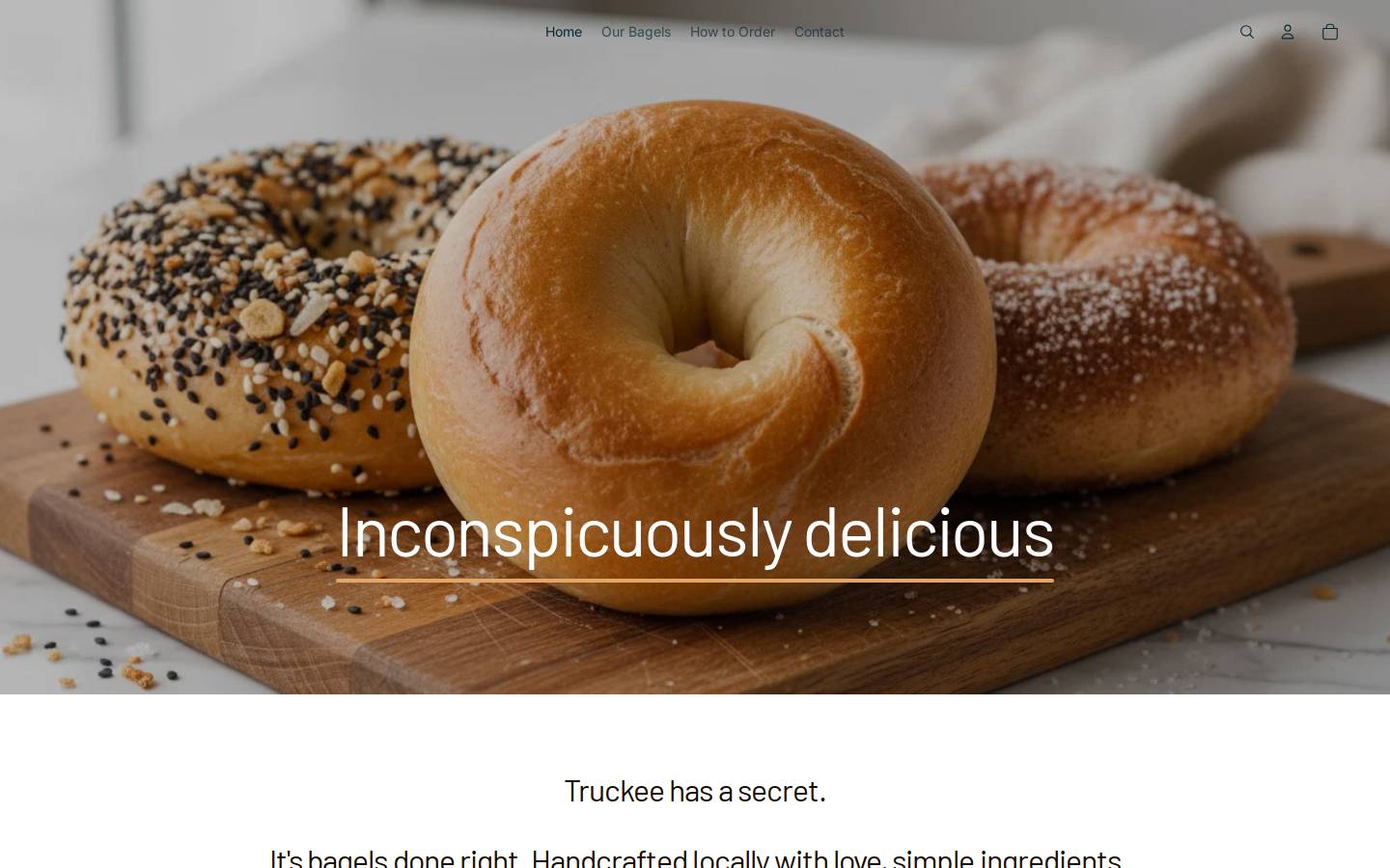 speakeasybagels.com homepage screenshot