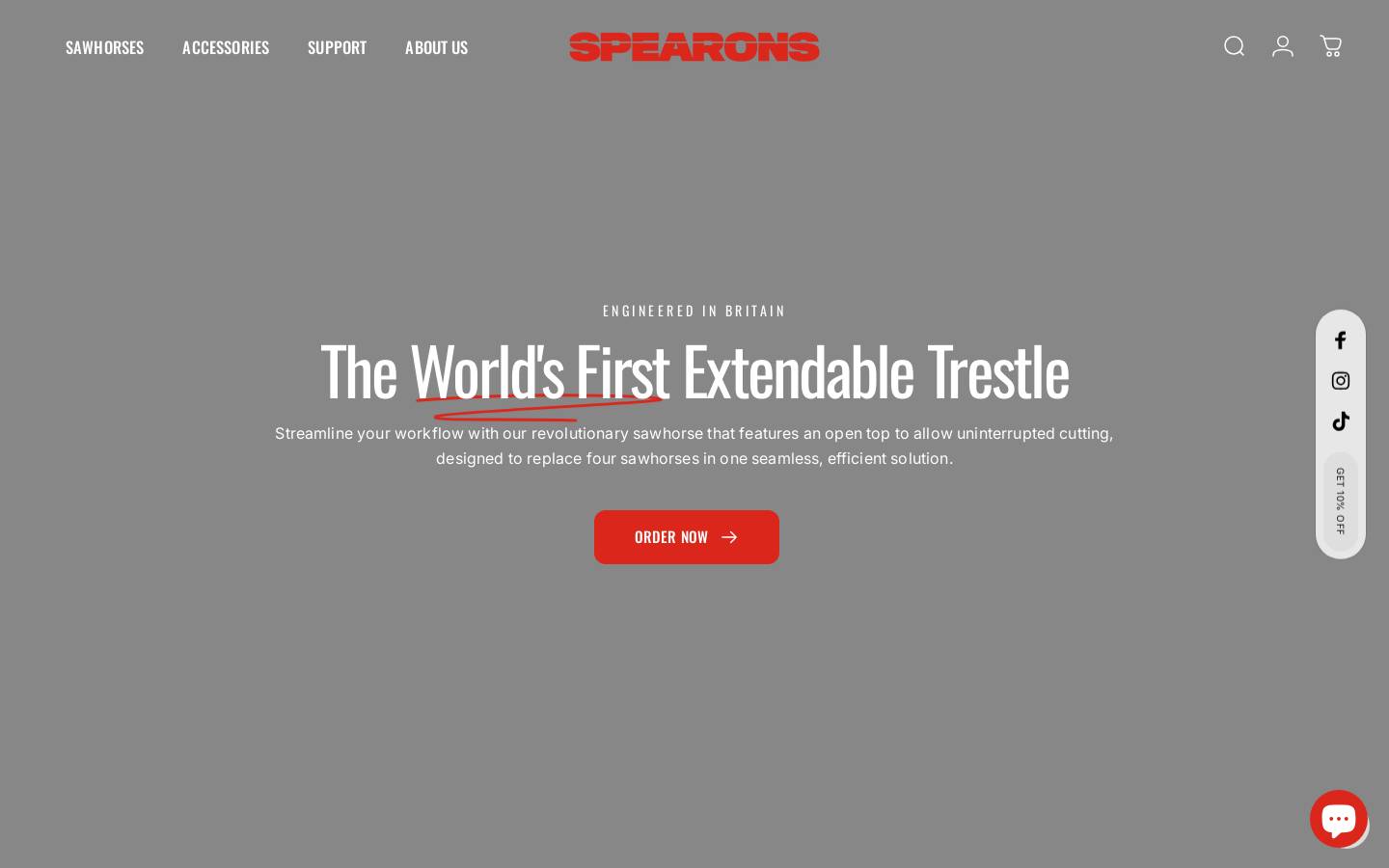 spearons.info homepage screenshot