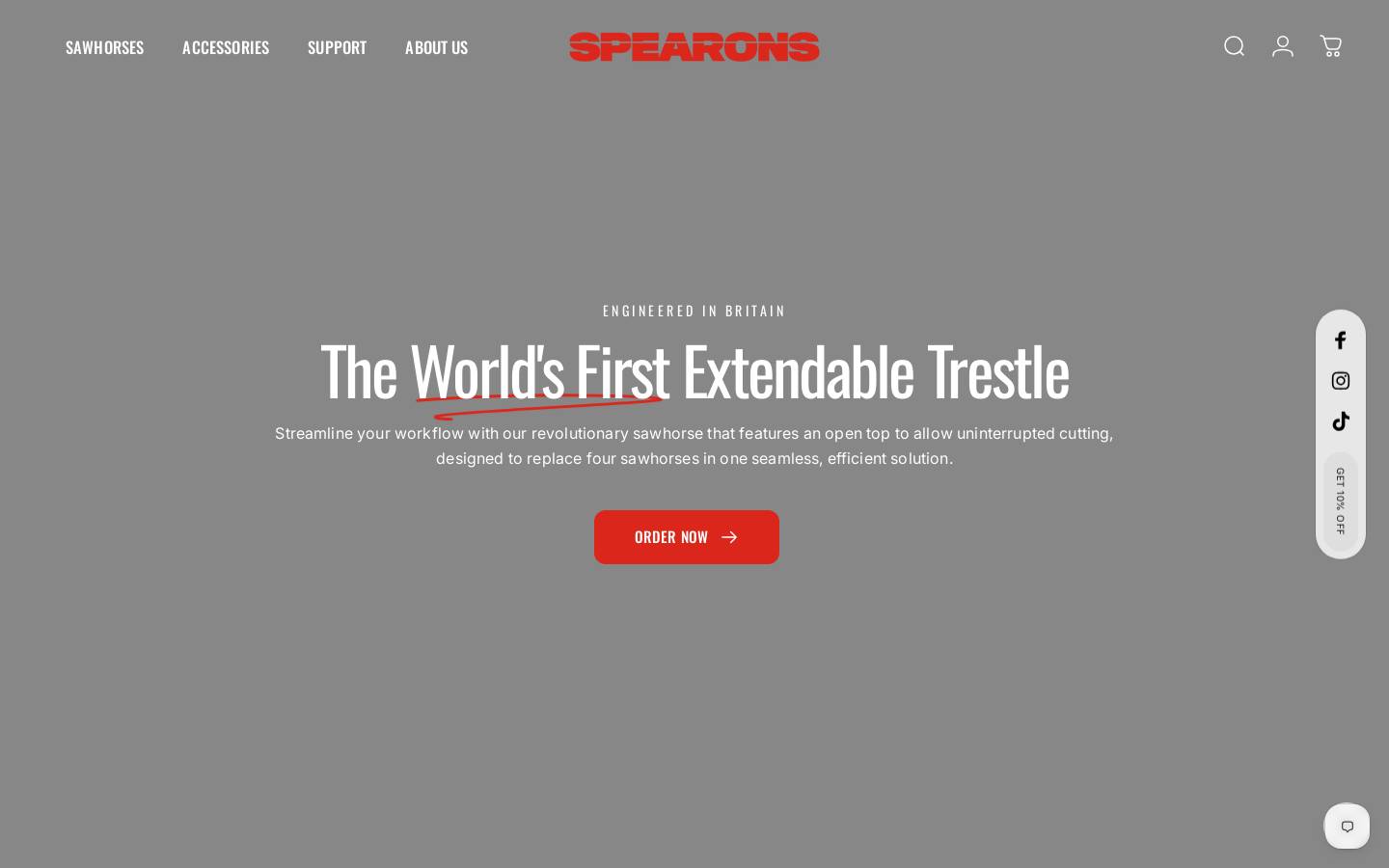 spearonstools.org homepage screenshot