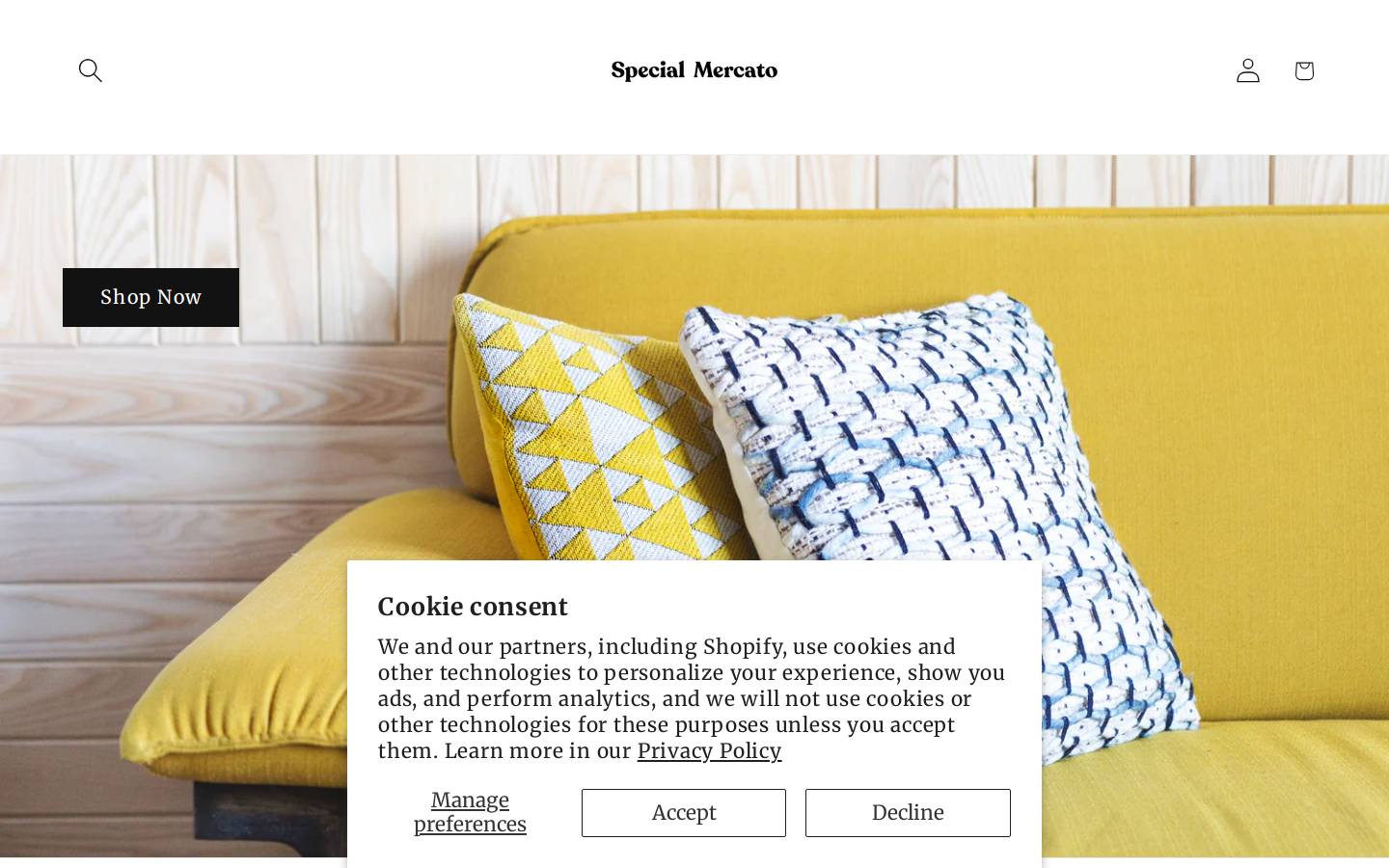 specialmercato.com homepage screenshot