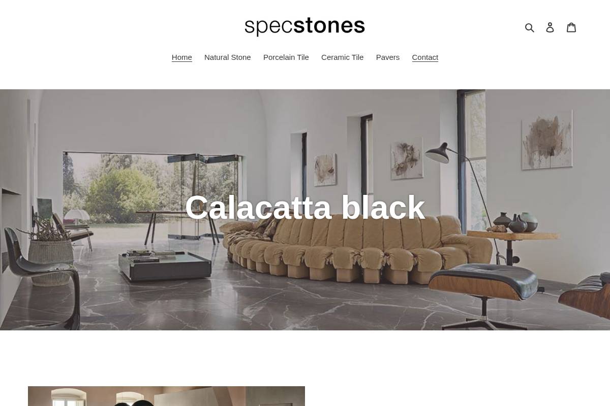 specstones.shop homepage screenshot